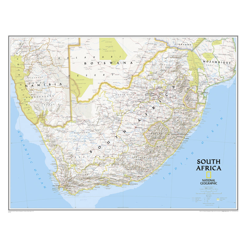 Carte stratifiée classique south africa