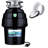Eco-Logic 3/4 Deluxe HP Garbage Disposal with White Flange and Stopper Kit