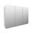 Three Door MDF Square Shape Medicine Cabinet