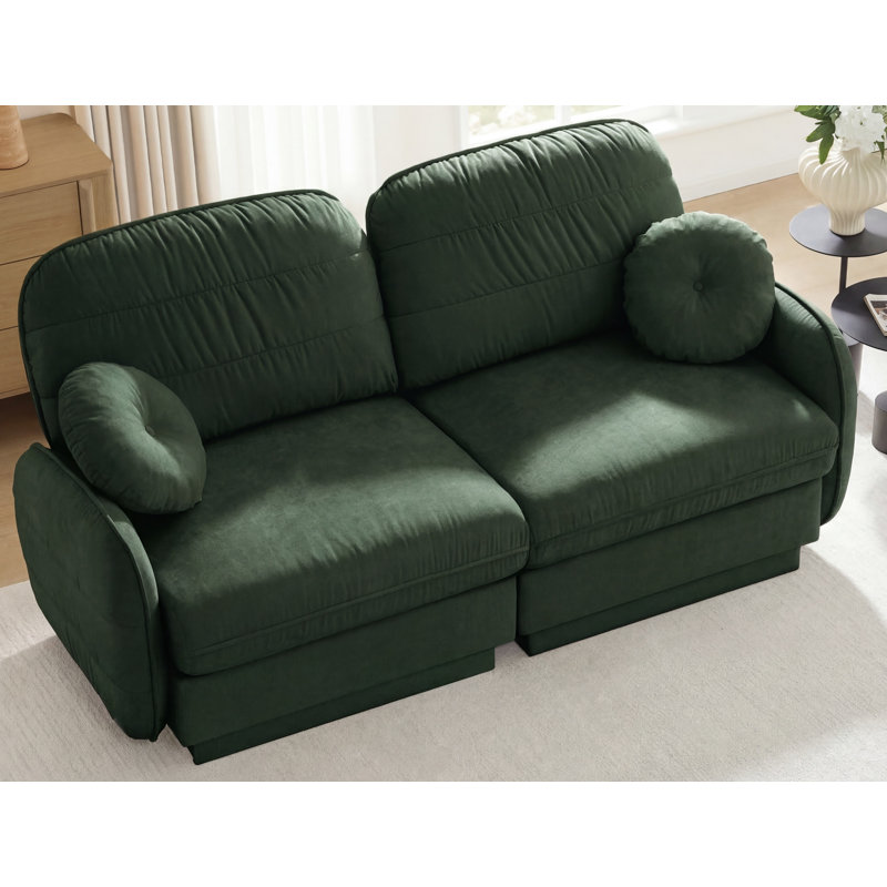 Canapé Chenille Cloud, Vert
