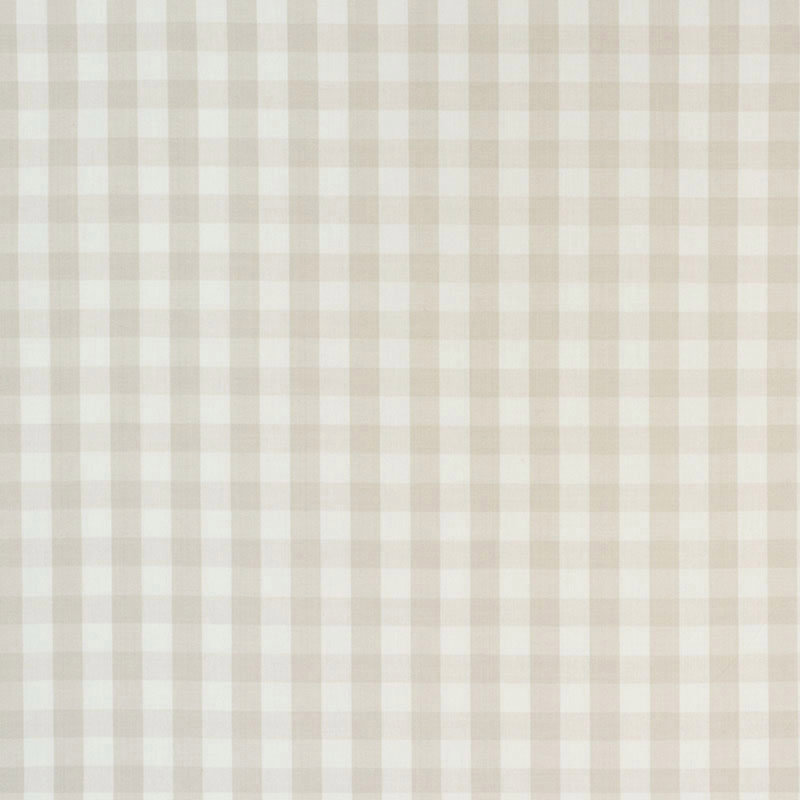 Elton Cotton Check Fabric, Natural