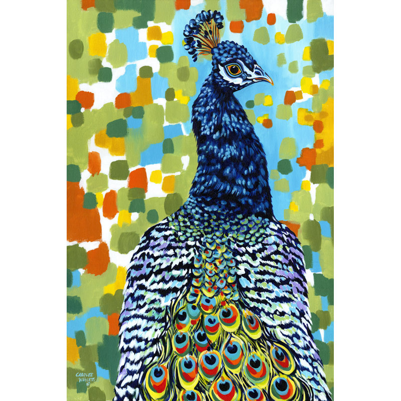 Plume de paon II, H 36 po x l 24 po x P 1,25 po