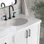 Meuble-lavabo double 73 po avec plateau en marbre de Carrare italien ARIEL Kelly-99405152