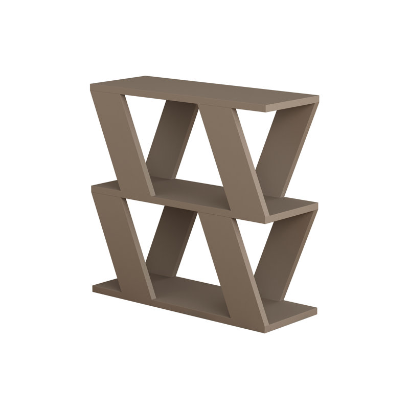 Adriana Side Table Modern Compact Design for Living Room & Bedroom, Light Mocha