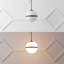 Luminaire suspendu à DEL sphérique minimaliste moderne 8 po Porter-115953793