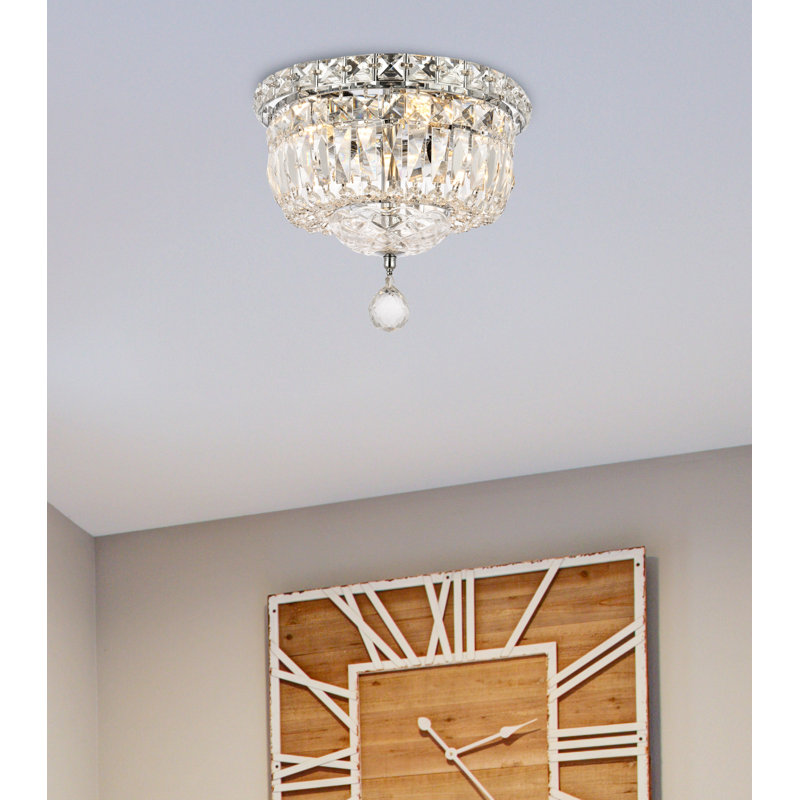 Stinnett 4 - Light Dimmable Urn / Bowl Chandelier, Chrome, Royal Cut
