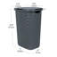  Panier à linge mince 50 L, panier à linge, couvercle, plastique-111360883-49635340