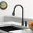 Kitchen Sink Faucet With Separate Handle