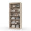 Armoire de rangement 100% en bois massif Palace Imports, tablettes réglables, hauteur 71,5 po-1668780134-1645349867