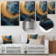- Impression murale abstraite spirales en métal-99554998