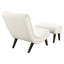 Chaise longue avec repose-pieds Lavli-75120763