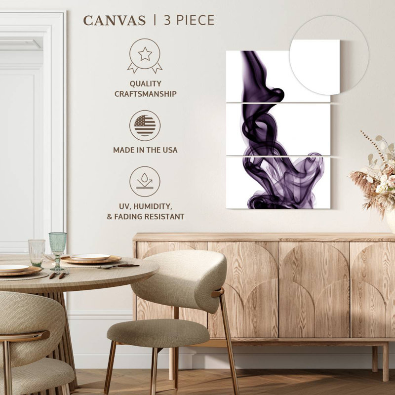 Avery Purple Smoke, 74" H x 48" W