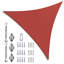 Toile d'ombrage triangulaire Colourtree avec trousse de quincaillerie d'installation-92296163-58148940