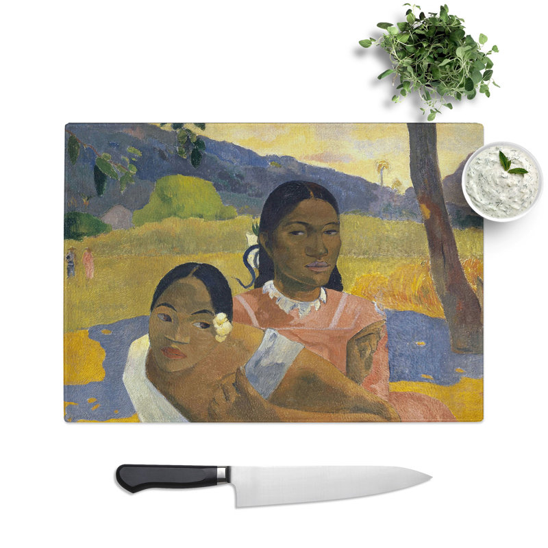 Nafea Faa Ipoipo by Paul Gauguin Chopping Board, 0.4cm H x 20cm W x 28.5cm L