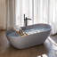 Baignoire de trempage autoportante en résine 63 po x 29,5 po-108772685