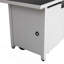 Table de foyer d'extérieur en acier avec couvercle 25 H x 42 W-120208276-120208277