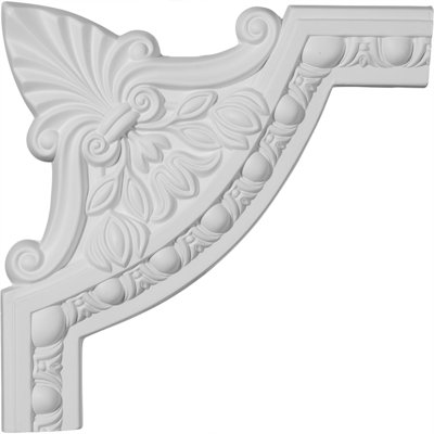 10 1/4"W x 10 1/4"H Raymond Egg & Dart Panel Moulding Corner