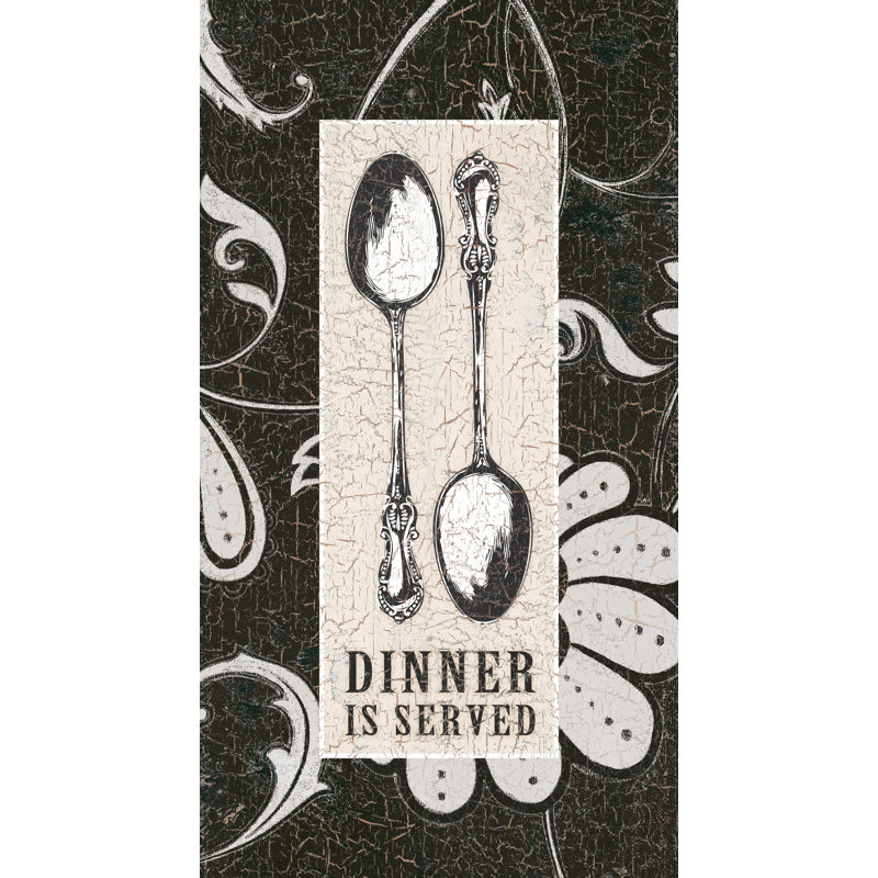 Dinner Is Served III - Painting Print, Black Floater Framed, 76 cm H x 51 cm W