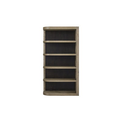 Reversible With English Knotty Oak Appearance And Rounded Shelf Contrasting Back, Solid Wood+, 80 Inches In Height, 16 Width, 42 Depth, 170 Lb Of Edges Back Design, Lb, Tall, Wide, Deep