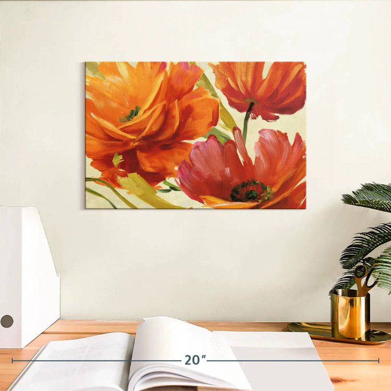 Fleurs flamboyantes Harnek, H 8 po x l 12 po