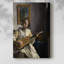 Le joueur de guitare - Toile tendue avec châssis par Jean Vermeer-1624330424