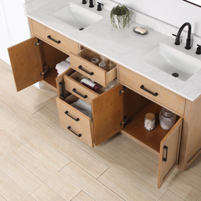Ensemble de meuble-lavabo double 72 po Gavino