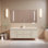 Free Standing Wall Mounted Single Double With Top