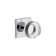 Viaggio Quadrato Rosette Single Dummy with Circolo Crystal Knob