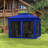 Outsunny 11' X 11' Pop Up Canopy, Outdoor Patio Gazebo Shelter With Removable Zipper Netting, Instant Event Tent W/ 114 Square Feet Of Shade And Carry Bag For Backyard, Garden-125204830-125204831