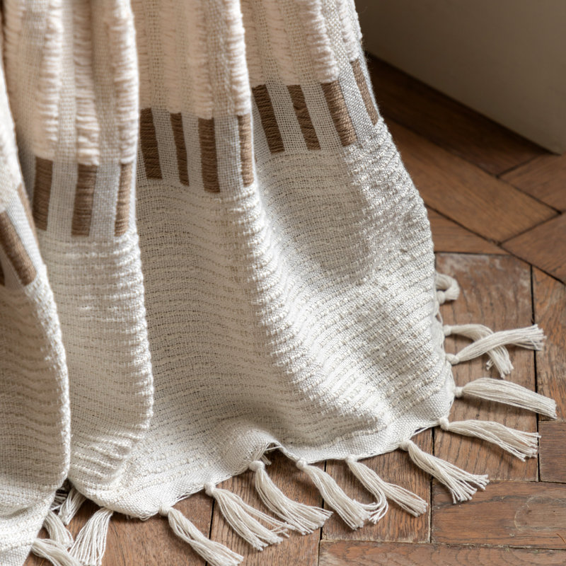Gallery Direct Londey Woven Stripe Throw