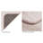 Memory Foam Bath Mat - 59x24 Inch Soft and Absorbent Bathroom Rug Runner with Textured Wave Print for Stylish Bathroom Decor - Bath Rugs Non Slip Washable Bathmat  (Ivory)-16215049