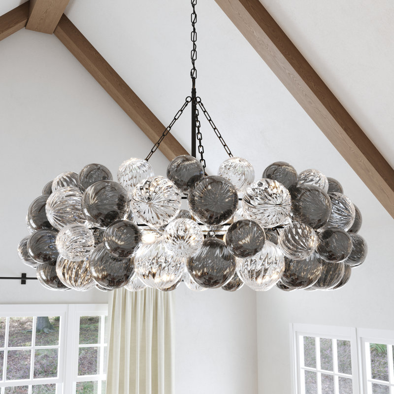 Constantine 3-Light Chandelier, Noir mat