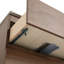 Meuble-lavabo mural 24 po avec lavabo en céramique, 2 tiroirs à fermeture en douceur, ensemble KD-125515344-125515343