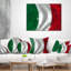 Coussin de l’italie drapeau lombaire