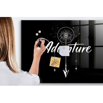 Magnetic Glass Photo Memo Board