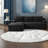 Multifunctional Corduroy Sofas, Durable Black Design For Home & Apartment
