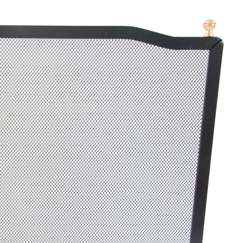 Lulie 1 Panel Iron Fireplace Screen