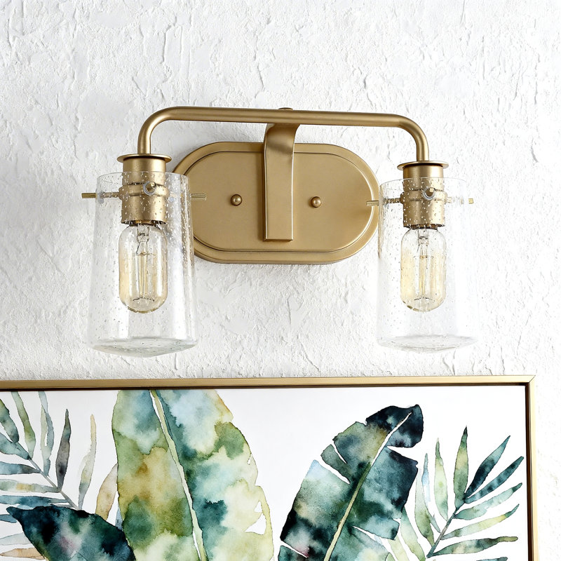 Applique murale pour salle de bain 2 lumières Modern Glam