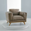 Fauteuil en cuir véritable Allotey