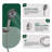 Adjustable 12" Rectangular High Pressure Dual Shower Head with 6-Spray Handheld Shower-112255222