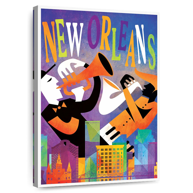 New Orleans Music, H 36 po x l 24 po