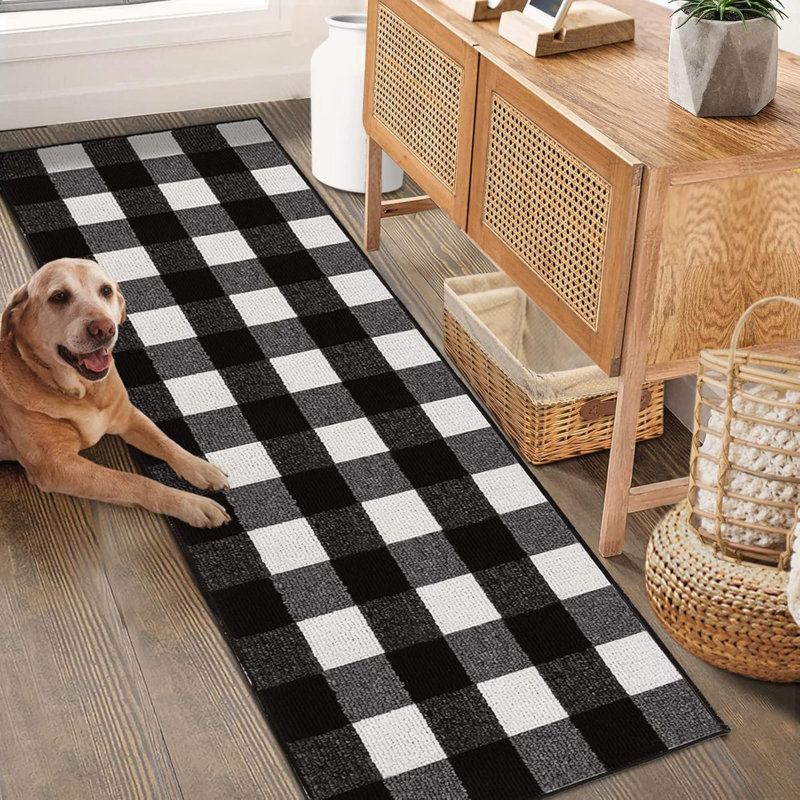 Tapis d'extérieur à carreaux Buffalo, Plastique polypropylène, L 24 po x L 71 po