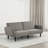 Contemporary Converts To Bed Gray 1Pc Futon Sofa Channeled Tufted Back Soft Track Arm Couch W USB-418562271
