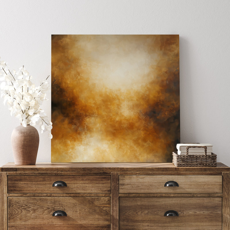 Impression sur toile abstraite murale pour décoration de salon, Toile tendue, Ne s’applique pas, H 12,8 po x l 12,8 po