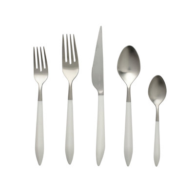 Ares 5 - Piece Stainless Steel Flatware Set - Service for 1
