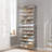 Abbi 48-60 Pair Stackable Shoe Rack,  with Adjustable Flat or Angled Shelves-80470054
