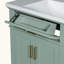 Meuble-lavabo moderne avec lavabo en résine-63440021