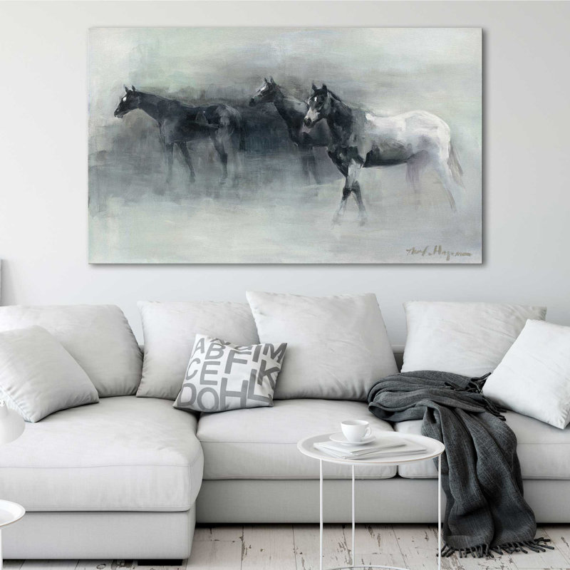 In The Mist - Peinture, Toile tendue, H 36 po x l 60 po x P 1,5 po