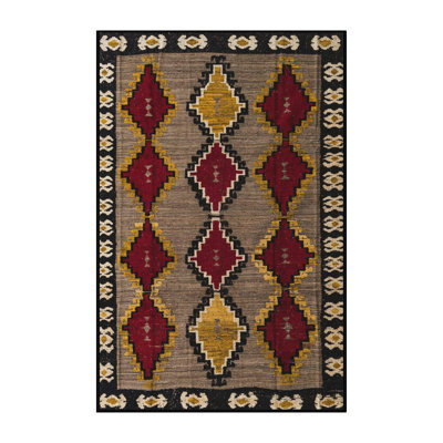 Tapis abstrait moderne 4990