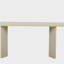 Élégante console avec placage de pin et pieds géométriques, idéale pour le salon, le bureau et la salle à manger-1713981184